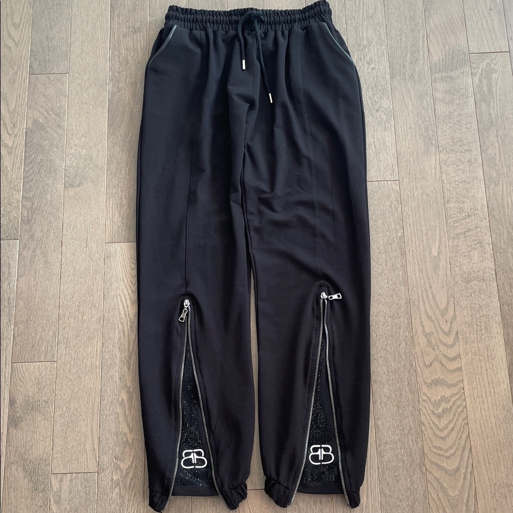 🇮🇹BEDUSSI Black Sequined Pants 😍 - Picture 2 of 11